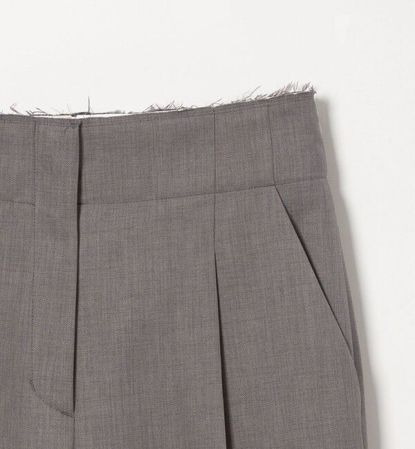 EMMEL REFINES「＜EMMEL REFINES＞EM センタープレス ウエストタチキリ パンツ」|チノ|