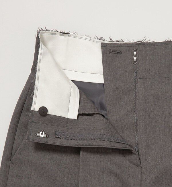EMMEL REFINES「＜EMMEL REFINES＞EM センタープレス ウエストタチキリ パンツ」|チノ|
