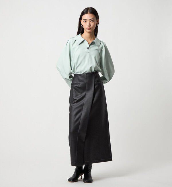 EMMEL REFINES「＜EMMEL REFINES＞EM フロントボタン シャツ ブラウス」|シャツ・ブラウス|