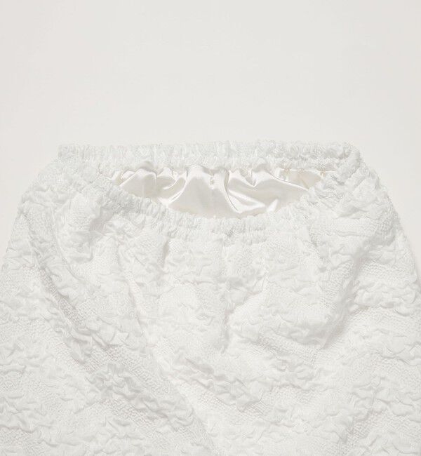 EMMEL REFINES「＜EMMEL REFINES＞EM フクレジャカード ミニスカート」|スカート|