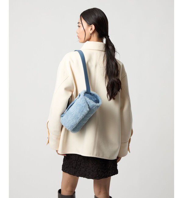 EMMEL REFINES「＜EMMEL REFINES＞EM フラップ ボア ショルダーバッグ」|ショルダー・メッセンジャー|