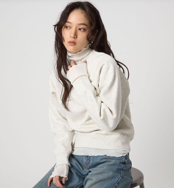 UNITED ARROWS green label relaxing「【別注】＜Champion＞CVC TF スウェット  プルオーバー」|スウェット・ジャージ|NATURAL