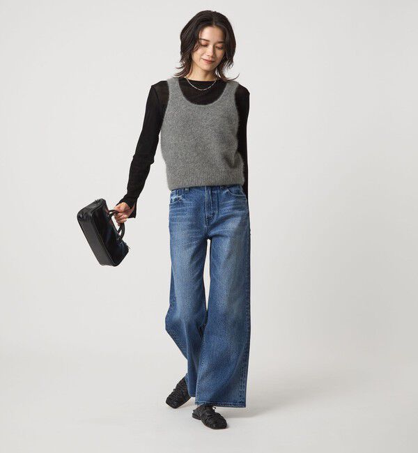 UNITED ARROWS green label relaxing「ヘアリー ニット キャミソール」|ベスト・ジレ|