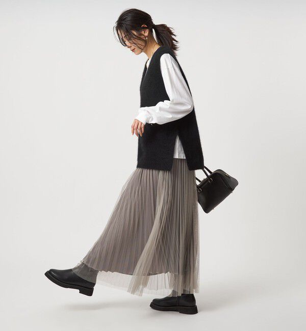 UNITED ARROWS green label relaxing「ヘアリー ニット ベスト」|ベスト・ジレ|