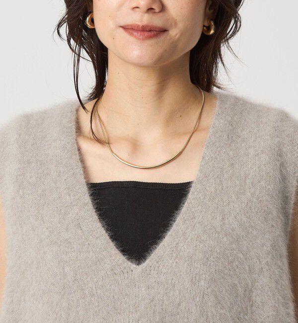 UNITED ARROWS green label relaxing「ヘアリー ニット ベスト」|ベスト・ジレ|