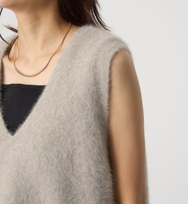 UNITED ARROWS green label relaxing「ヘアリー ニット ベスト」|ベスト・ジレ|