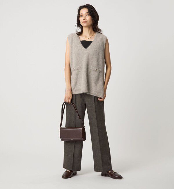 UNITED ARROWS green label relaxing「ヘアリー ニット ベスト」|ベスト・ジレ|