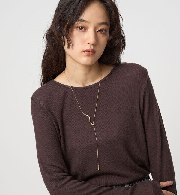 UNITED ARROWS green label relaxing「ウェーブバー スライド ネックレス」|ネックレス|