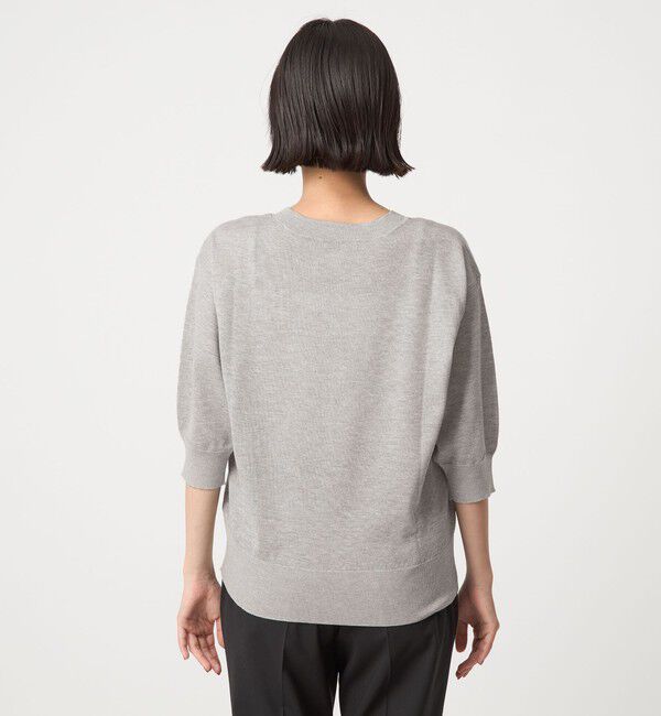 UNITED ARROWS green label relaxing「ブライトフォルム Vネック ニット プルオーバー」|ニット・セーター|