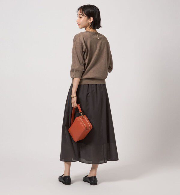 UNITED ARROWS green label relaxing「ブライトフォルム Vネック ニット プルオーバー」|ニット・セーター|