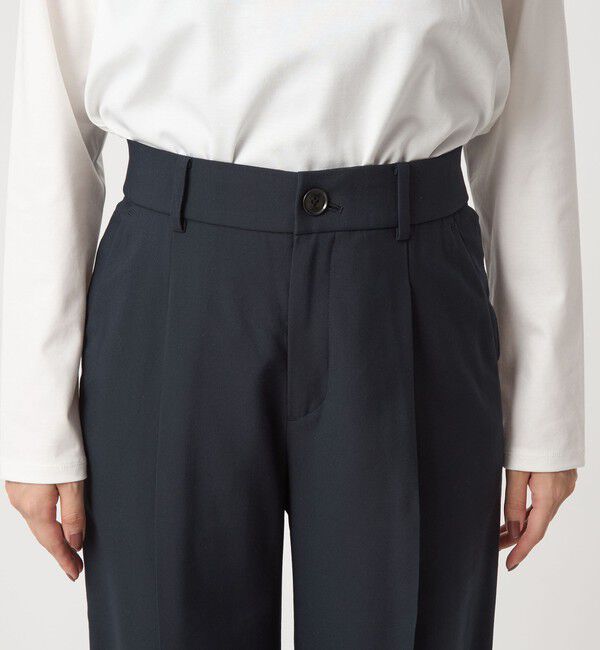 UNITED ARROWS green label relaxing「［size SHORT/TALLあり］キチントボトムス カバー ワイド パンツ」|スラックス|