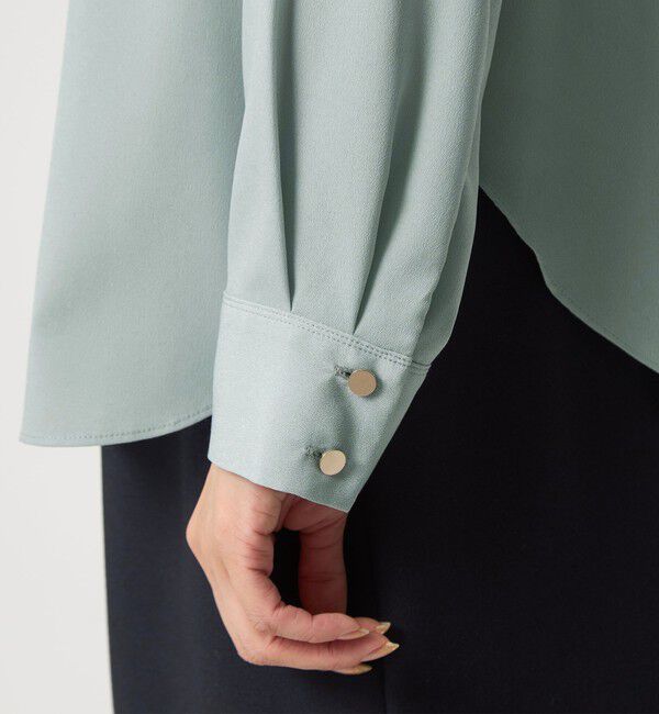 UNITED ARROWS green label relaxing「バイカラー ブラウス」|シャツ・ブラウス|