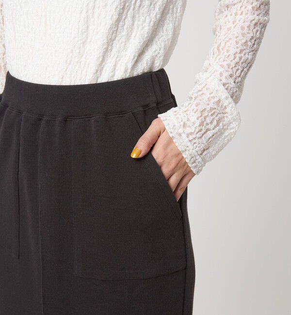 UNITED ARROWS green label relaxing「【WEB限定】＜at ease＞ダブルフェイス タイト スカート」|タイト|