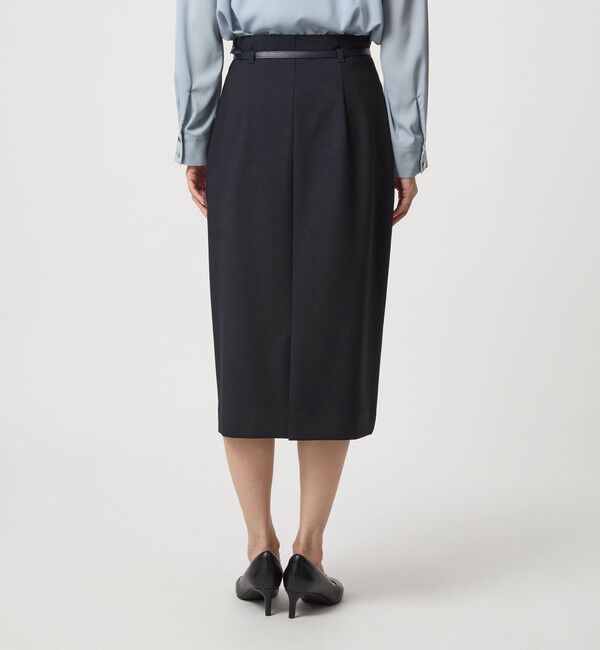 UNITED ARROWS green label relaxing「ダブルクロス タイト スカート ウォッシャブル ストレッチ」|タイト|