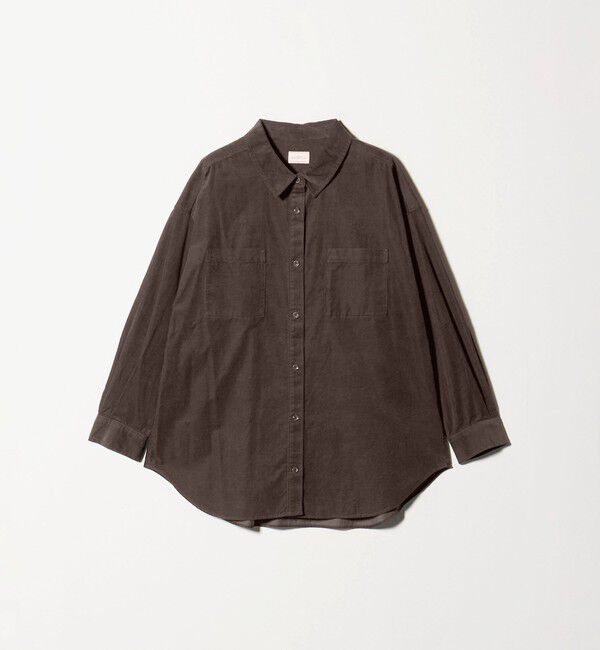UNITED ARROWS green label relaxing「ライトコール シャツ」|シャツ・ブラウス|