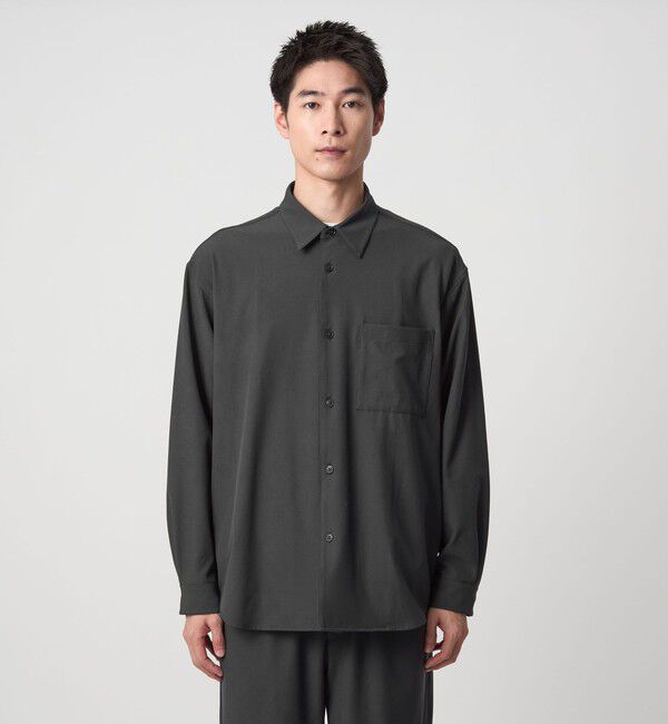 UNITED ARROWS green label relaxing「FREELITCH ボックス レギュラーカラー シャツ -ストレッチ-」|シャツ・ブラウス|