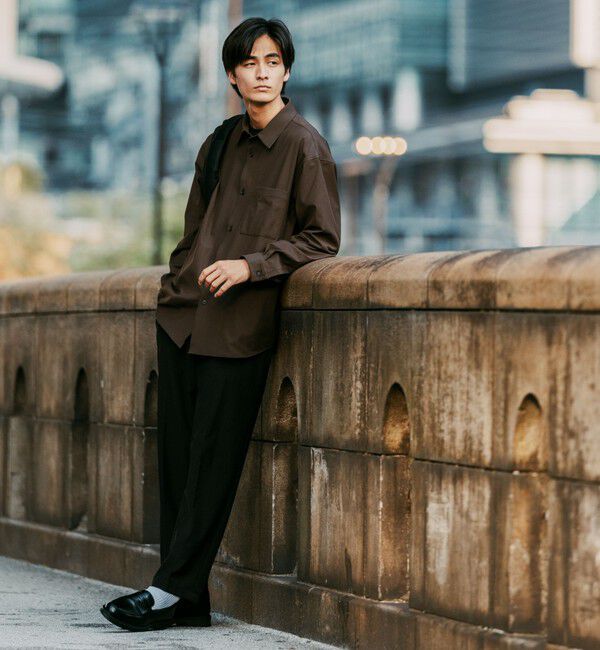 UNITED ARROWS green label relaxing「FREELITCH ボックス レギュラーカラー シャツ -ストレッチ-」|シャツ・ブラウス|