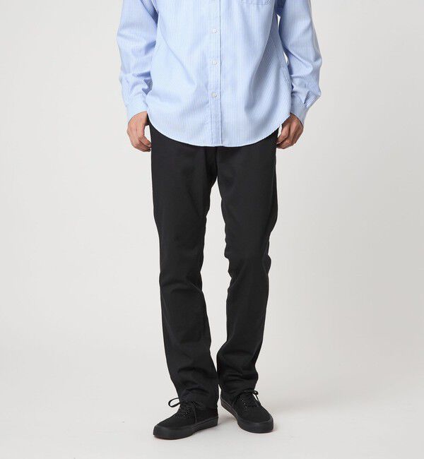 UNITED ARROWS green label relaxing「アーバンスリムフィット チノパンツ」|チノ|BLACK