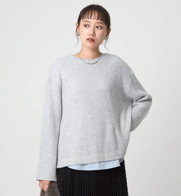 UNITED ARROWS green label relaxing「ニットライク ルージー プルオーバー」|Tシャツ・カットソー|LT.GRAY