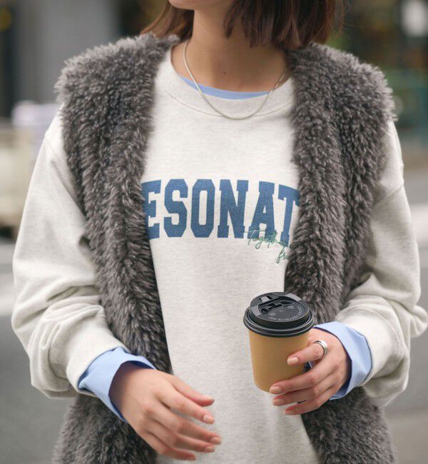 UNITED ARROWS green label relaxing「【WEB限定】＜at ease＞ロゴ スウェット プルオーバー」|スウェット・ジャージ|