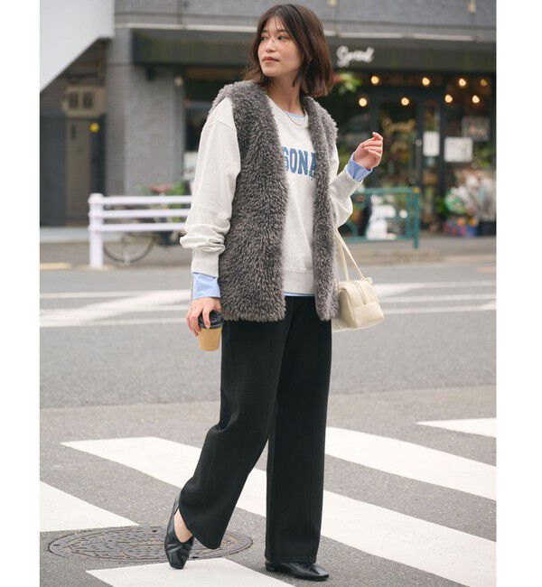 UNITED ARROWS green label relaxing「【WEB限定】＜at ease＞ロゴ スウェット プルオーバー」|スウェット・ジャージ|