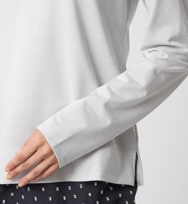UNITED ARROWS green label relaxing「テンジク ラメ   ロングスリーブ カットソー」|Tシャツ・カットソー|