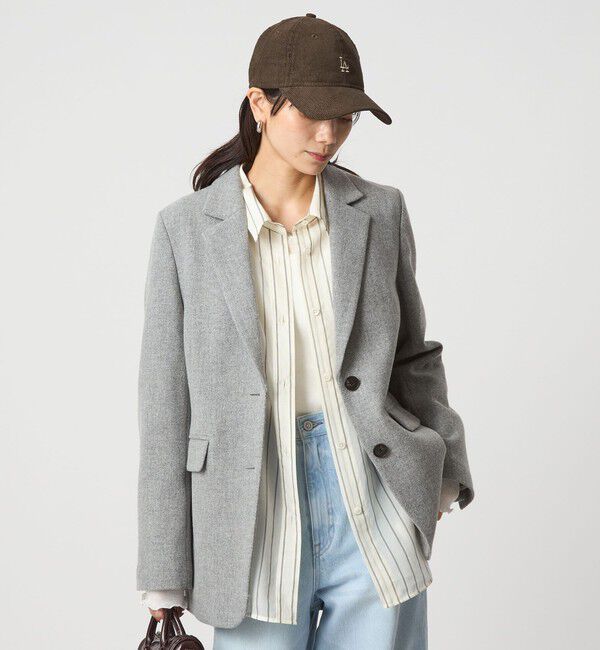 UNITED ARROWS green label relaxing「［size SHORTあり］ウーリー テーラード ジャケット」|テーラードジャケット|