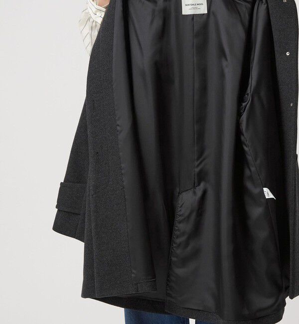 UNITED ARROWS green label relaxing「［size SHORT/TALLあり］SENTDALE WOOL ミドル コート」|ステンカラーコート|