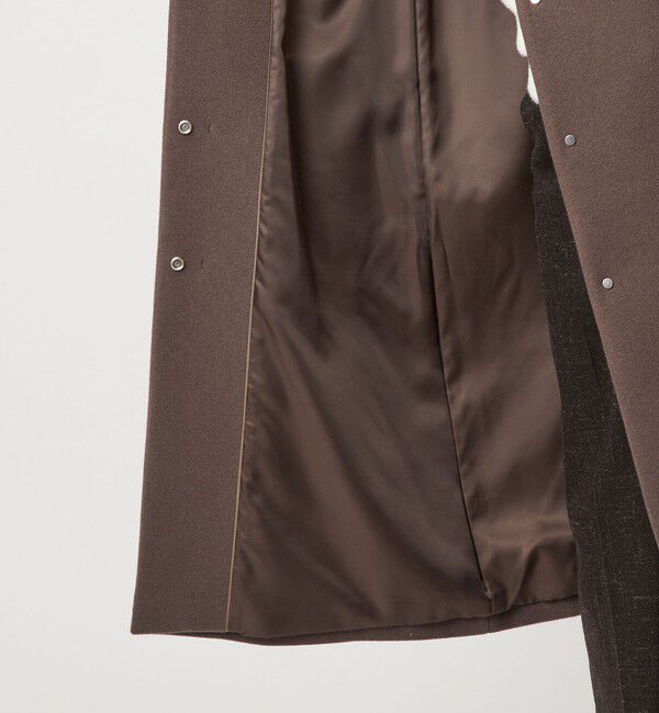 UNITED ARROWS green label relaxing「［size SHORTあり］SENTDALE WOOL セントデールウール ノーカラー コート」|ノーカラーコート|