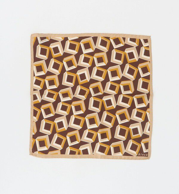 UNITED ARROWS green label relaxing「＜Bleck＞ジオメトリック ツイル ポケットチーフ」|バンダナ・スカーフ|