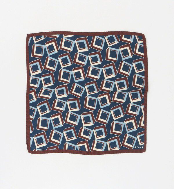 UNITED ARROWS green label relaxing「＜Bleck＞ジオメトリック ツイル ポケットチーフ」|バンダナ・スカーフ|