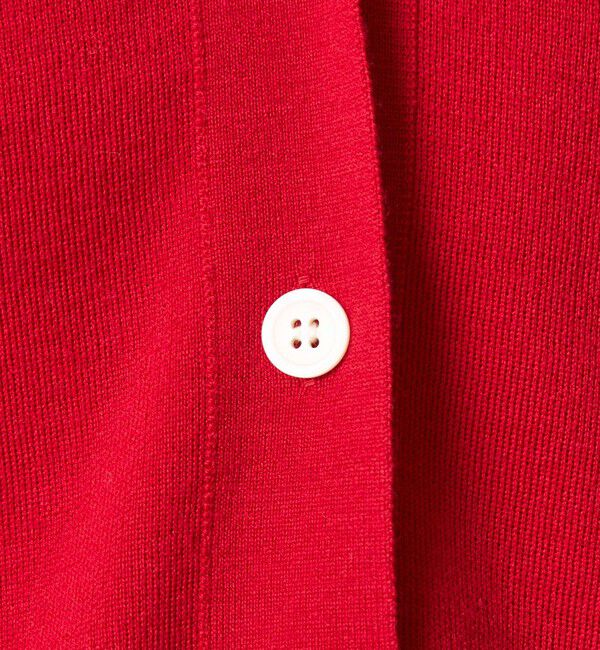 UNITED ARROWS green label relaxing「ウール スムース Vネック カーディガン ウォッシャブル」|カーディガン|