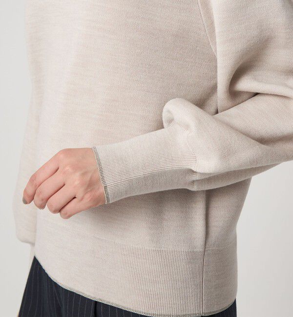 UNITED ARROWS green label relaxing「ウール スムース ボトルネック フォルム ニット プルオーバー ウォッシャブル」|ニット・セーター|