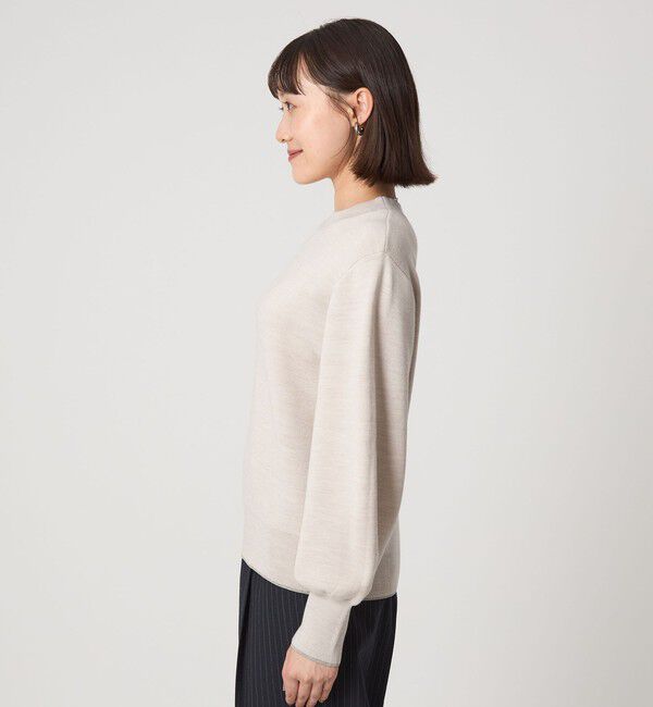 UNITED ARROWS green label relaxing「ウール スムース ボトルネック フォルム ニット プルオーバー ウォッシャブル」|ニット・セーター|