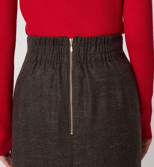 UNITED ARROWS green label relaxing「［size SHORTあり］スラブ サイド スリット タイト スカート」|タイト|