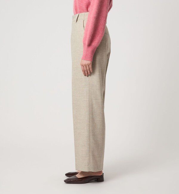 UNITED ARROWS green label relaxing「［size SHORT/TALLあり］スラブ ワイド ストレート パンツ」|スラックス|