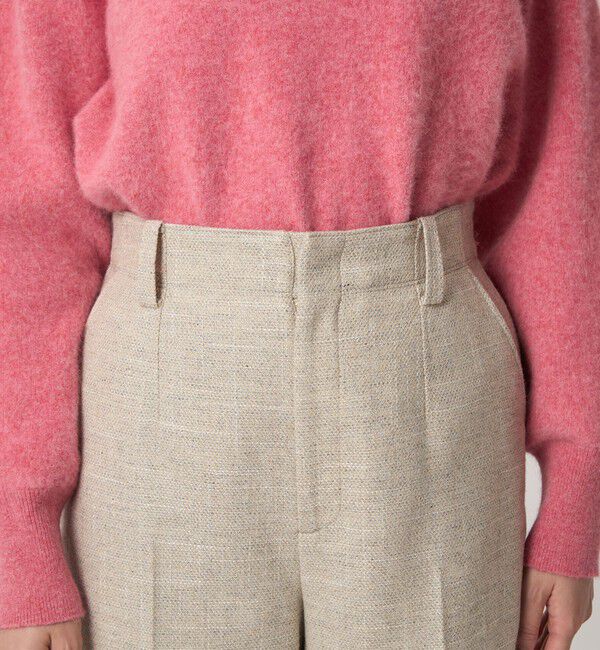 UNITED ARROWS green label relaxing「［size SHORT/TALLあり］スラブ ワイド ストレート パンツ」|スラックス|