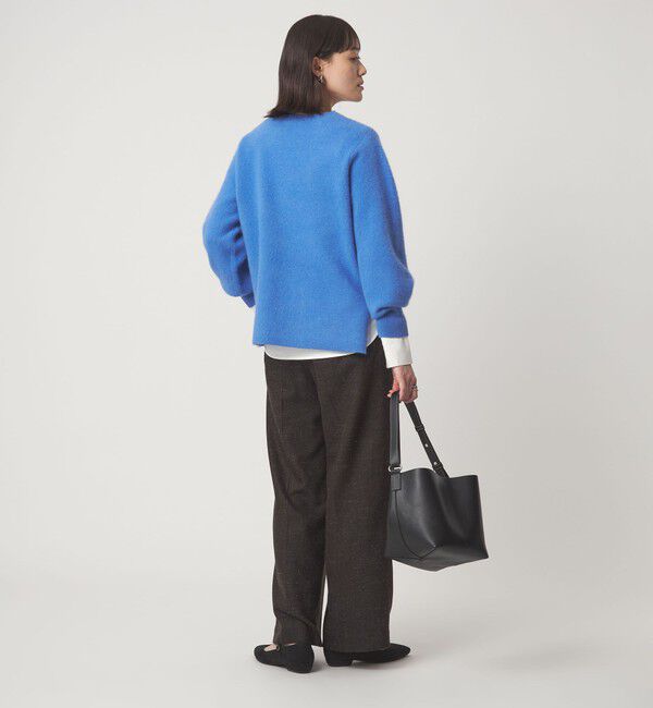 UNITED ARROWS green label relaxing「FOXブレンド フォルム Vネック ニット プルオーバー」|ニット・セーター|