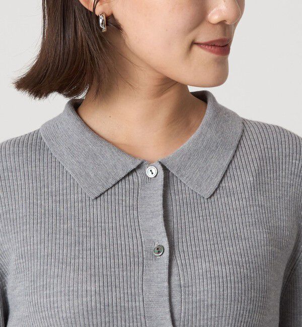 UNITED ARROWS green label relaxing「ウール エリツキ ニット カーディガン ウォッシャブル」|カーディガン|