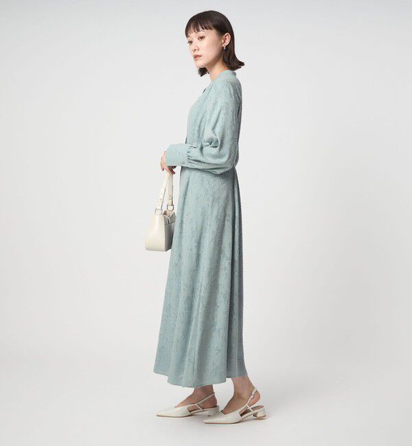 UNITED ARROWS green label relaxing「ジャカード ウエスト タック ワンピース 2」|ワンピース|