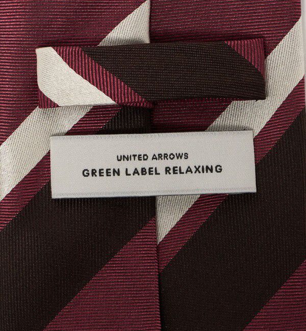 UNITED ARROWS green label relaxing「GLR シルク2 8.0cm ストライプ3 ネクタイ」|ネクタイ・蝶ネクタイ|