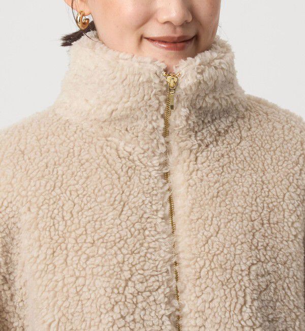 UNITED ARROWS green label relaxing「ボア スタンドカラー ブルゾン」|ブルゾン・スタジャン|