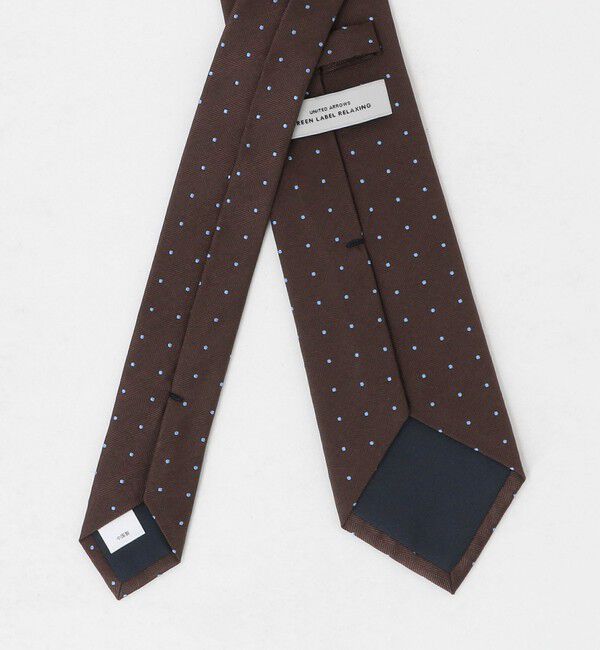 UNITED ARROWS green label relaxing「GLR シルク3 8.0cm ドット ネクタイ」|ネクタイ・蝶ネクタイ|
