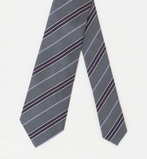 UNITED ARROWS green label relaxing「GLR シルク3 8.0cm ストライプ2 ネクタイ」|ネクタイ・蝶ネクタイ|