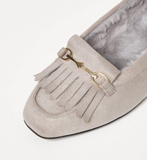 UNITED ARROWS green label relaxing「【WEB限定】ウォーム キルトビット フラットシューズ 撥水」|ローファー|