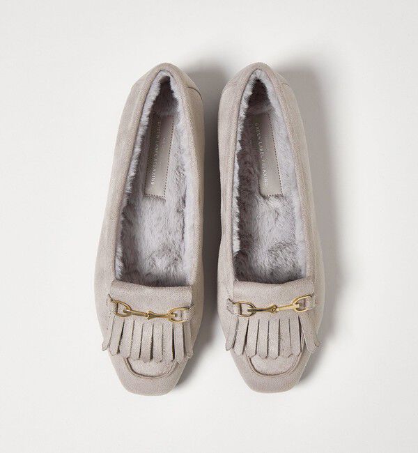 UNITED ARROWS green label relaxing「【WEB限定】ウォーム キルトビット フラットシューズ 撥水」|ローファー|