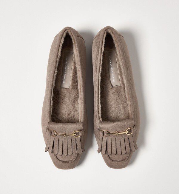 UNITED ARROWS green label relaxing「【WEB限定】ウォーム キルトビット フラットシューズ 撥水」|ローファー|