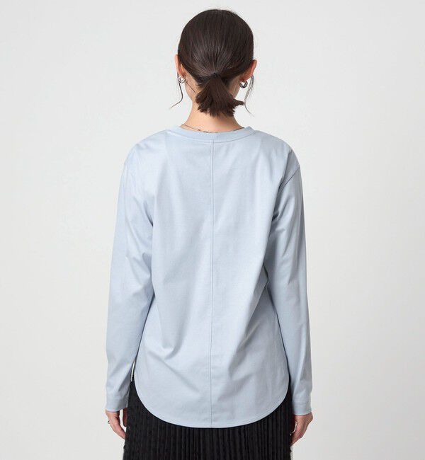 UNITED ARROWS green label relaxing「ラウンドヘム スムース ロングスリーブ プルオーバー」|Tシャツ・カットソー|