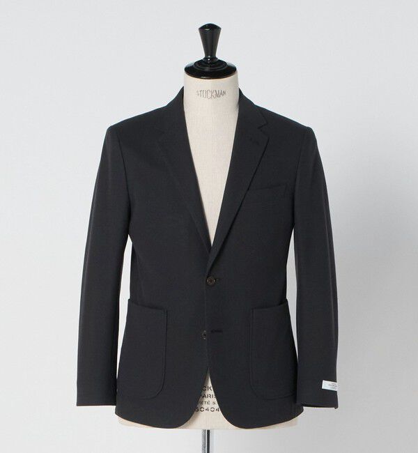 UNITED ARROWS green label relaxing「ECOPET(R) ハニカムジャージ 2B ジャケット -ウォッシャブル-」|テーラードジャケット|DK.GRAY