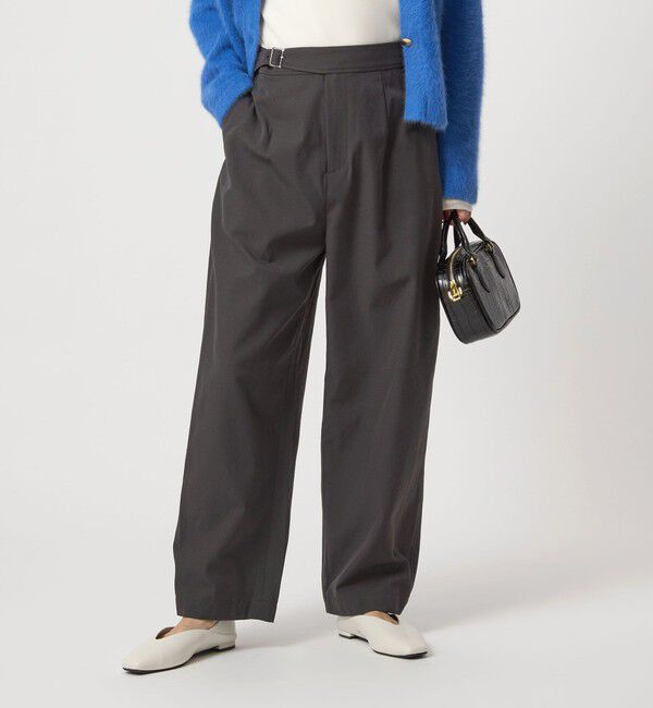 UNITED ARROWS green label relaxing「ベルテッド フォルム パンツ」|その他|DK.GRAY